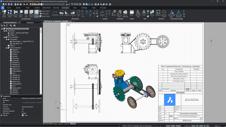 AutoCAD Mechanical, Software de desenho mecânico