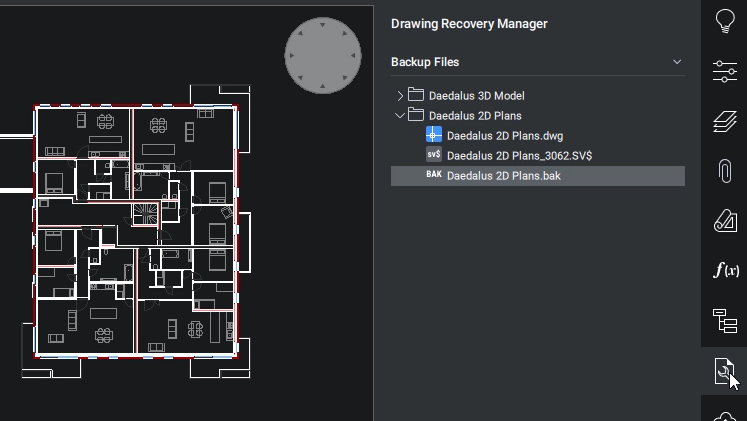 Drawing Recovery