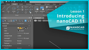 Leia mais sobre o artigo Lição 1 – Apresentando o nanoCAD 11